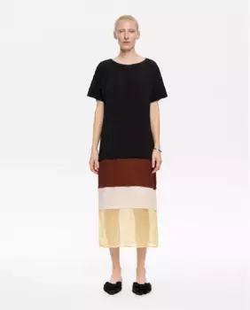 Хлопковое платье миди Bimba y Lola, чёрный