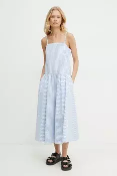 Хлопковое платье Mm, синий
