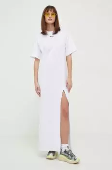 Хлопковое платье MSGM, белый