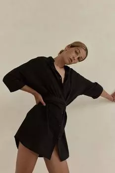 Хлопковое платье Muuv., черный