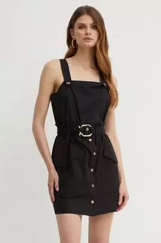 Хлопковое платье Pinko, черный