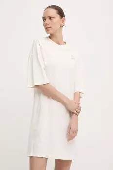 Хлопковое платье Puma, бежевый