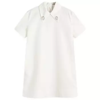 Хлопковое платье-рубашка Jil Sander с детализацией воротника Jil Sander+, цвет latte