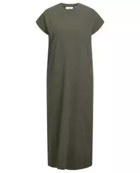 Хлопковое платье с короткими рукавами Jack & Jones, зеленый