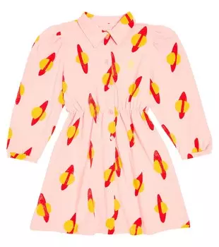 Хлопковое платье с принтом Dolphin The Animals Observatory, разноцветный