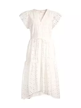 Хлопковое платье с вышивкой Kristi Birds of Paradis