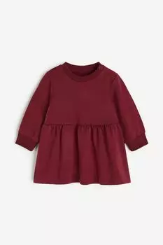 Хлопковое платье-свитшот H&M