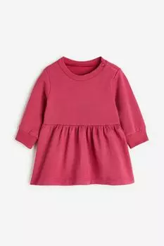Хлопковое платье-свитшот H&M