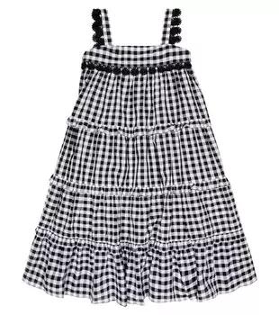 Хлопковое платье Tartine et Chocolat, черный