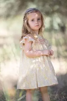 Хлопковое платье Tartine et Chocolat для девочек TARTINE ET CHOCOLAT, розовый