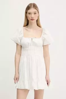 Хлопковое платье Tommy Jeans, белый