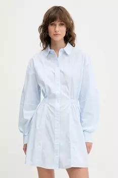 Хлопковое платье Tommy Jeans, синий