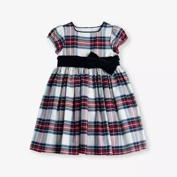 Хлопковое платье Victoria в клетку тартан 2-11 лет Trotters, цвет dress stewart tartan