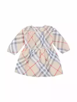 Хлопковое платье Vintage Check Burberry, мультиколор