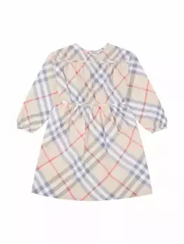 Хлопковое платье Vintage Check Burberry, мультиколор