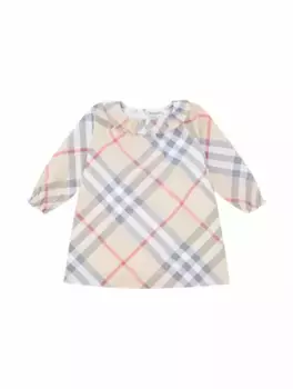 Хлопковое платье Vintage Check Burberry, мультиколор
