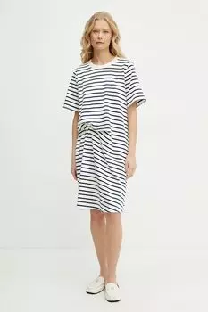 Хлопковое платье Weekend Max Mara, белый