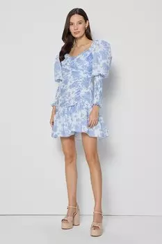 Хлопковое платье Зоена Bizuu, синий