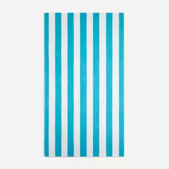 Хлопковое пляжное полотенце Biarritz Basics El Corte Ingls, бирюзовый синий