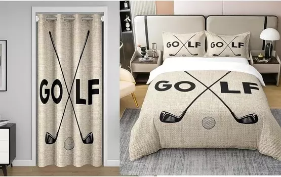 Хлопковое пододеяльник для гольф-клуба Castle Fairy