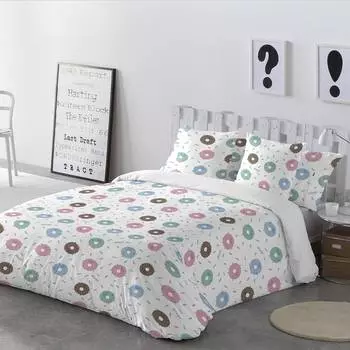 Хлопковое пододеяльник Donuts Mr. Wonderful, разноцветные
