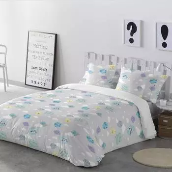 Хлопковое пододеяльник Universe Mr. Wonderful, серый