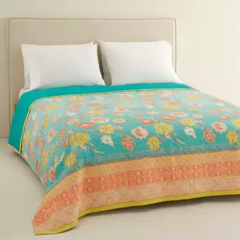 Хлопковое покрывало Posillipo Bassetti, вода