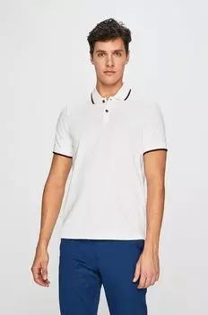 Хлопковое поло Armani Exchange, белый
