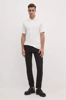 Хлопковое поло Armani Exchange, белый