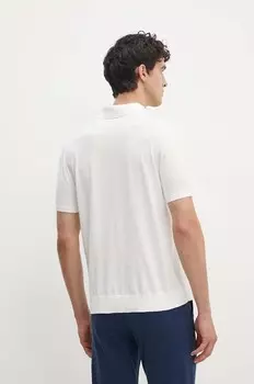 Хлопковое поло Armani Exchange, белый