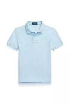 Хлопковое поло для детей Polo Ralph Lauren, синий
