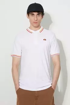 Хлопковое поло Ellesse, белый