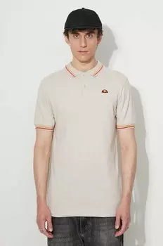 Хлопковое поло Ellesse, бежевый