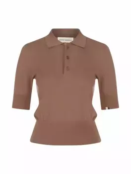 Хлопковое поло Extreme Cashmere, коричневый