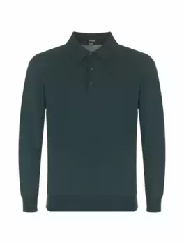 Хлопковое поло Kiton, зелёный