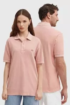 Хлопковое поло Lacoste, розовый