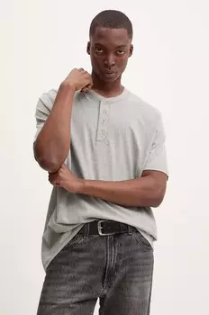 Хлопковое поло Levi's, серый
