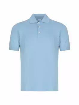 Хлопковое поло Mauro Ottaviani, синий