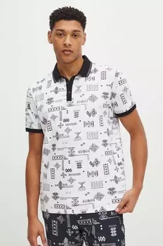 Хлопковое поло Medicine, белый