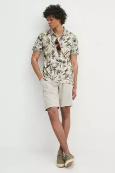 Хлопковое поло Medicine, бежевый