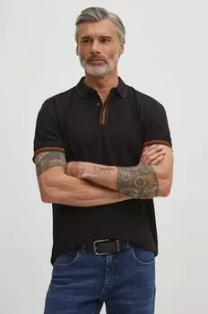 Хлопковое поло Medicine, черный