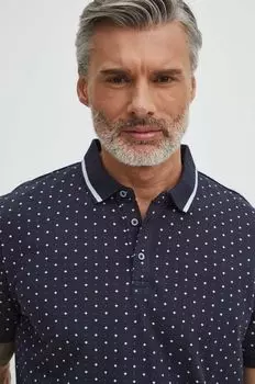 Хлопковое поло Medicine, темно-синий