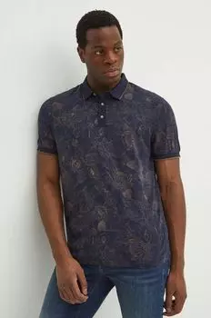 Хлопковое поло Medicine, темно-синий