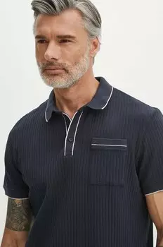 Хлопковое поло Medicine, темно-синий