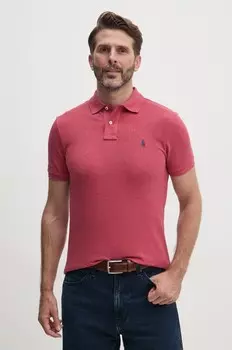 Хлопковое поло Polo Ralph Lauren, красный