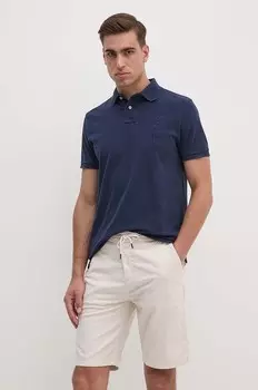 Хлопковое поло Polo Ralph Lauren, темно-синий