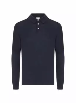 Хлопковое поло с длинными рукавами Eleventy