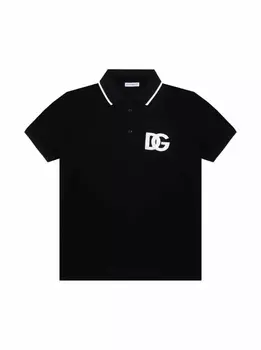 Хлопковое поло с логотипом Dolce&Gabbana