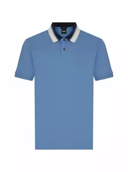 Хлопковое поло с логотипом Hugo Boss