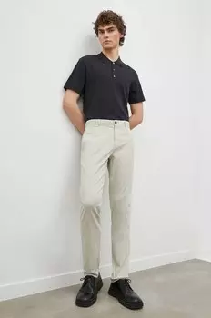 Хлопковое поло Theory, черный